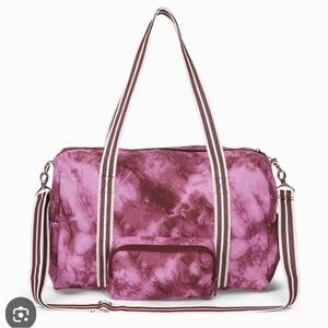 Thirty-one Packaway Duffle in Mulberry Tye-Dye